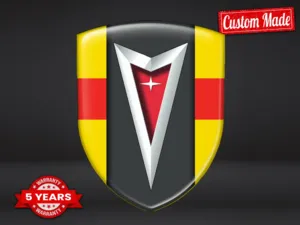 Pontiac Emblemas Auto Personalizados Pro Máximo Diseño Estilizado
